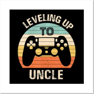 Leveling up to uncle 2024  video men Posters and Art